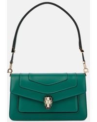 BVLGARI - Schultertasche Serpenti Forever East-West Aus Leder - Lyst