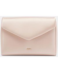 Max Mara - Clutch De Saten - Lyst