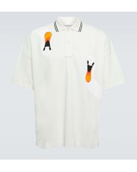 JW Anderson - Printed Polo Cotton Shirt - Lyst
