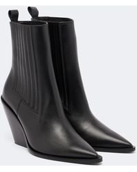 Souliers Martinez - Vegas Leather Ankle Boots - Lyst
