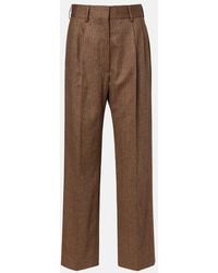Blazé Milano - Weite Hose Amel Aus Seide Und Wolle - Lyst