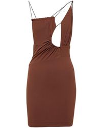 Nensi Dojaka - Cutout Ruched Minidress - Lyst