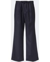 STÒFFA - Pantalones Anchos De Lana Y Cachemir - Lyst