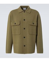 Allude - Hemdjacke Aus Wolle Und Kaschmir - Lyst