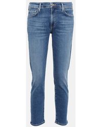 Citizens of Humanity - Ella Mid-rise Cropped Slim Jeans - Lyst