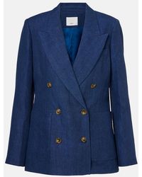 Citizens of Humanity - X Argent Chelsea Linen Denim Blazer - Lyst