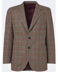Rubinacci - Checked Virgin Wool Blazer - Lyst