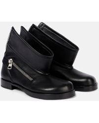 JW Anderson - Leather Biker Boots - Lyst