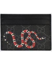 Gucci - Suprme Snake Card Holder - Lyst