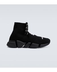 Balenciaga - Speed 2.0 Lace-up Stretch-knit Trainers - Lyst