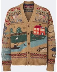 Polo Ralph Lauren - Intarsia Wool Cardigan - Lyst