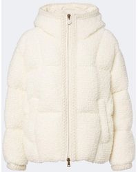 Moncler - Cristallin Wool-Blend Boucle Down Jacket - Lyst