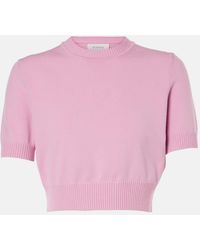 Sportmax - Premier Knitted Crop Top - Lyst