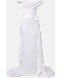 Vivienne Westwood - Bridal Nova Grace Satin Bustier Gown - Lyst