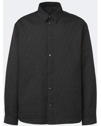 Fendi - Ff Zucca Jacquard Overshirt - Lyst