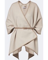 Max Mara - Virgin Wool Cape - Lyst