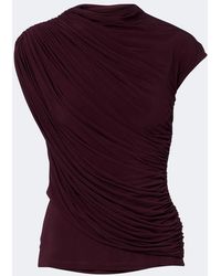 TOVE - Khari Draped Jersey Top - Lyst