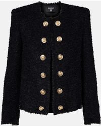 Balmain - Tweed Blazer - Lyst