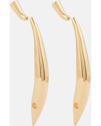 Bottega Veneta - Sardine 18kt Gold-plated Sterling Silver Earrings - Lyst