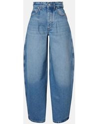 Jacquemus - Ovalo De-Nimes Barrel-Leg Jeans - Lyst