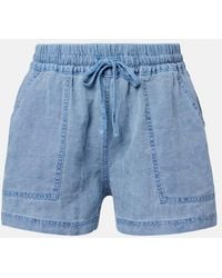 Velvet - Sutton Linen Shorts - Lyst