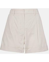 Max Mara - Bermuda-Shorts Ubino Aus Baumwollpopeline - Lyst