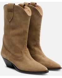 Isabel Marant - Duerto 40 Suede Cowboy Boots - Lyst