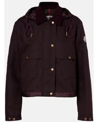 Moncler - Aconitum Cotton And Linen-Blend Jacket - Lyst