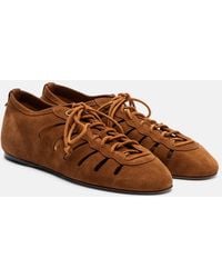 Isabel Marant - Leyza Perforated Suede Sneakers - Lyst