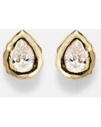 Octavia Elizabeth - Nesting Gem 18kt Gold Earrings With Diamonds - Lyst