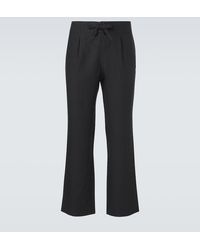 STÒFFA - Linen Straight Pants - Lyst