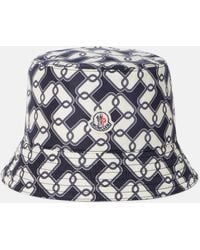 Moncler - Printed Bucket Hat - Lyst