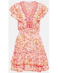 Poupette - Camila Floral Minidress - Lyst