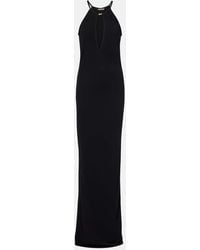 Tom Ford - Cutout Halterneck Crepe Jersey Gown - Lyst