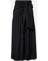 ViX - Zoe Draped Maxi Skirt - Lyst
