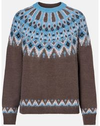 STAUD - Pullover Zane Fair Isle - Lyst
