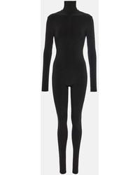 Norma Kamali - Open-Back Jersey Catsuit - Lyst