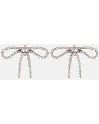 Balenciaga - Archive Ribbon Embellished Earrings - Lyst