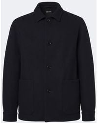 ZEGNA - Cashmere And Wool Blouson Jacket - Lyst