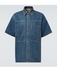 Jil Sander - Camisa En Denim - Lyst