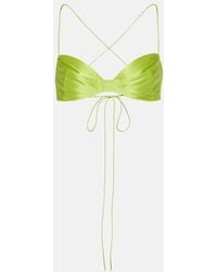 The Sei - Silk Satin Bra Top - Lyst