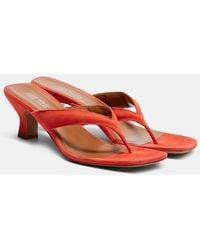 Paris Texas - Portofino 55 Suede Thong Sandals - Lyst