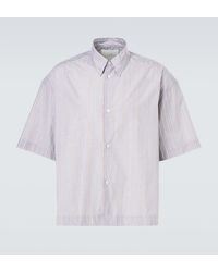 Studio Nicholson - Sanko Striped Cotton Shirt - Lyst