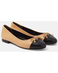 Tory Burch - Leather Ballet Flats - Lyst