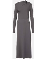 TOTEME - Midikleid Aus Jersey - Lyst