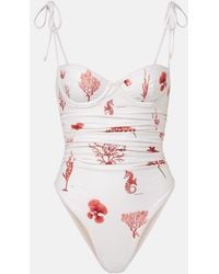 Agua Bendita - Rabano Printed Swimsuit - Lyst