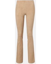 Stouls - Jp Long Suede Flared Pants - Lyst