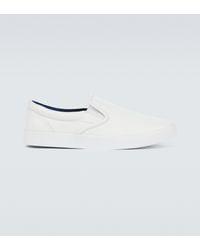 Junya Watanabe Slip-on Sneakers Steer Smooth - Weiß
