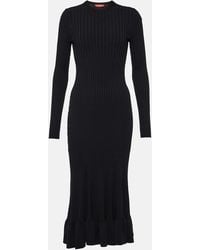 Altuzarra - Seyrig Ribbed-Knit Jersey Maxi Dress - Lyst