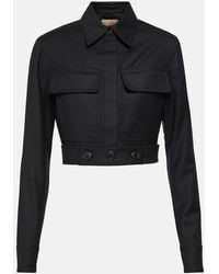 AYA MUSE - Myca Cropped Wool Jacket - Lyst